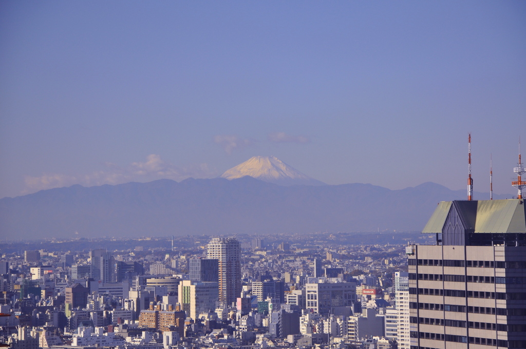 会社からの富士山