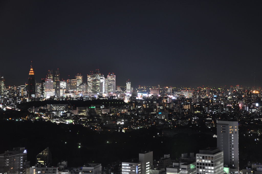 新宿方面（夜景）