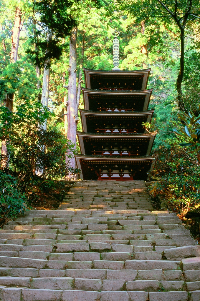 室生寺五重塔（ポジ）