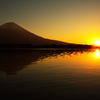 富士山と日の出！