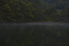 霧と湖