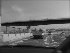 千本松大橋で。