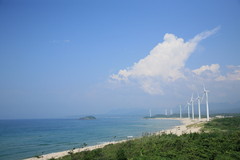海岸線の風車