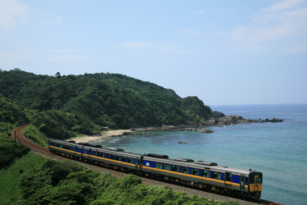 海岸線の列車