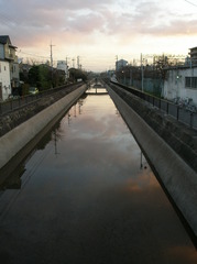 sky in the river