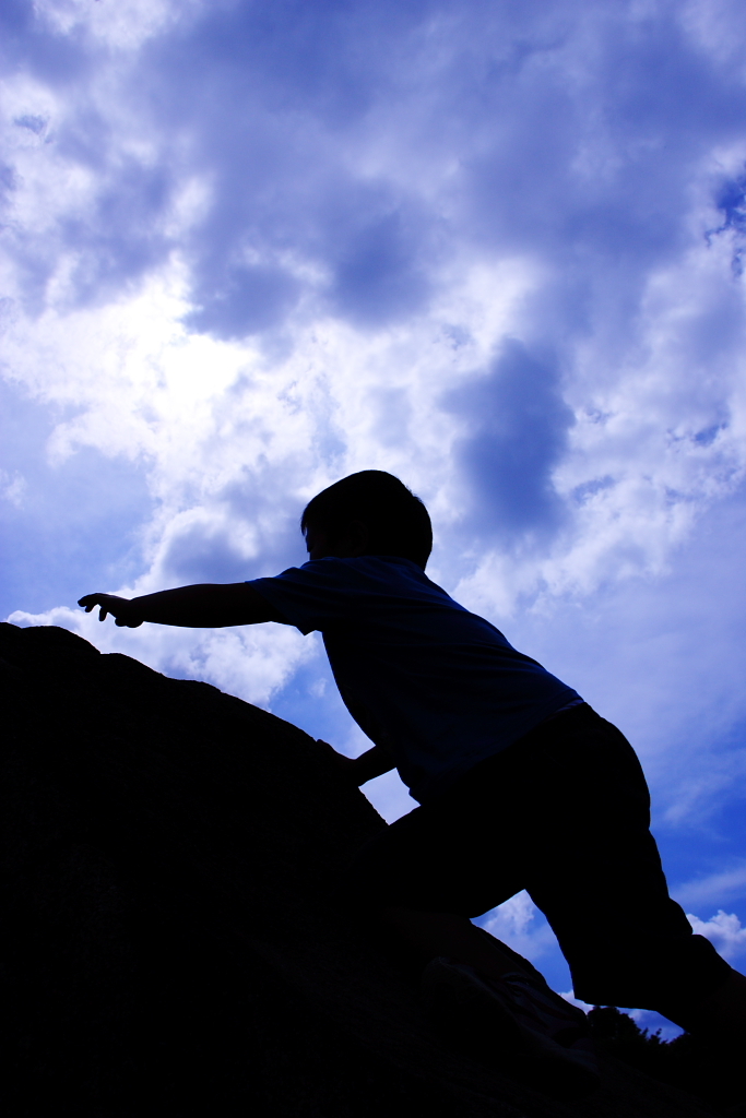 Climber's son