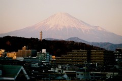 会社屋上からの富士山