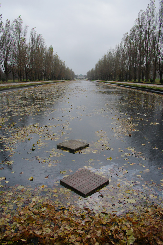 公園内の運河