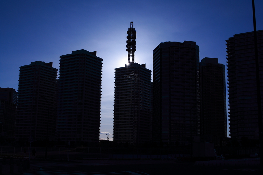 街の御来光