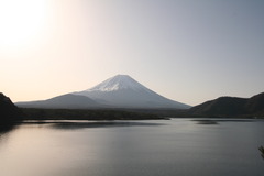 本栖湖と富士山１