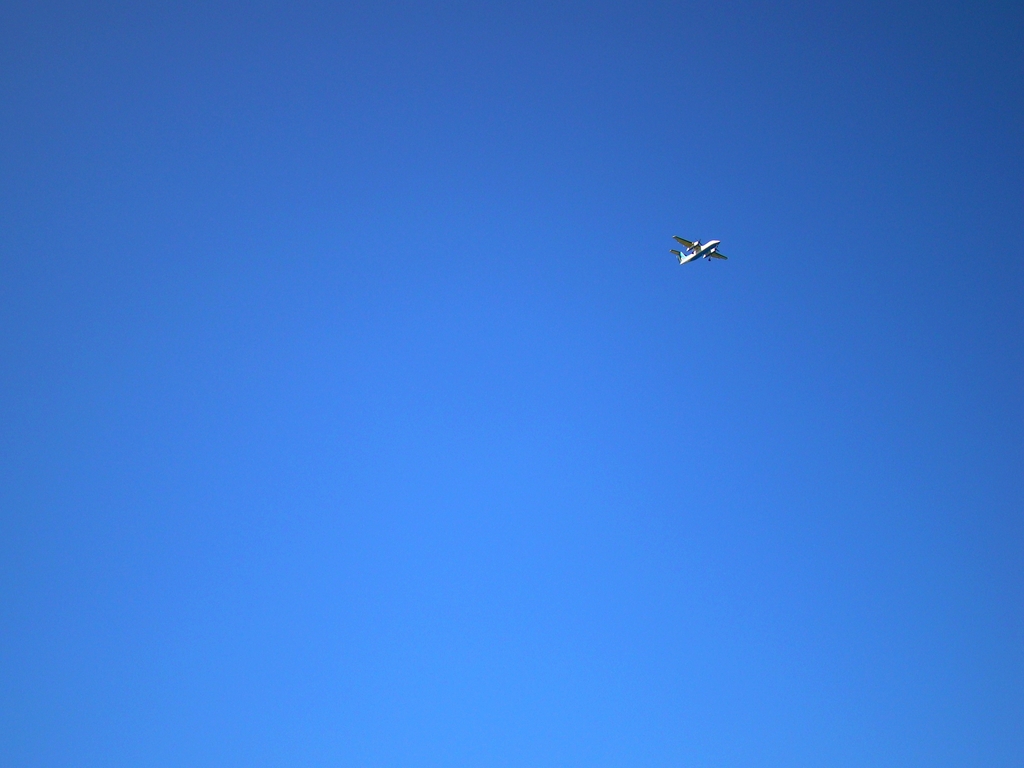果てしない大空と