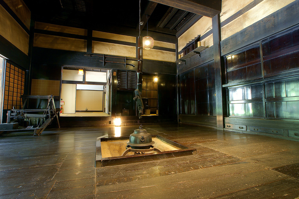 囲炉裏のある風景