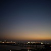 pier in dusk