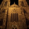 minster in the night