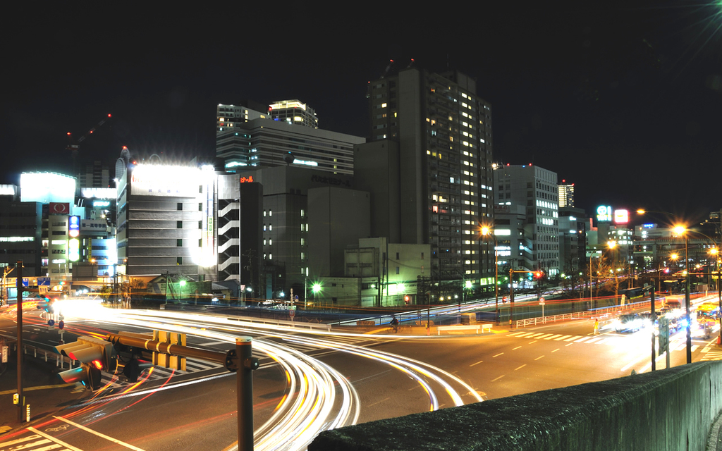 青木橋夜景