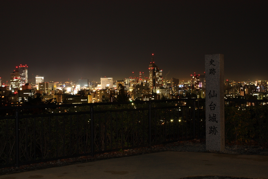 青葉城夜景