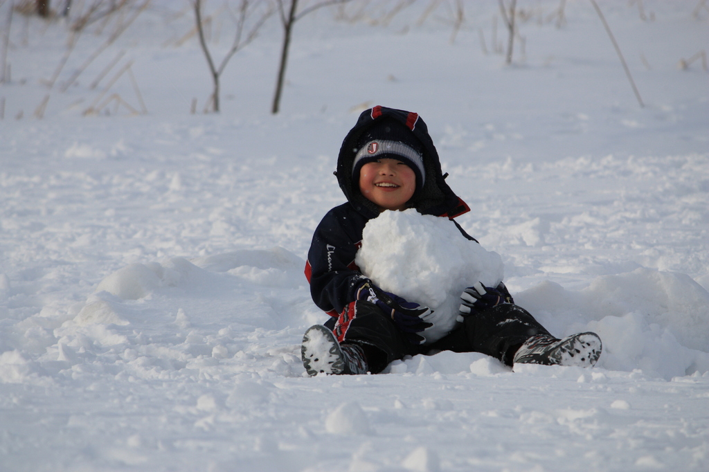 雪遊び♪