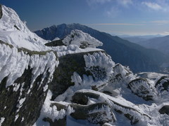 西穂高稜線より