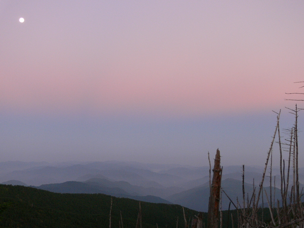 奥駆道・弥山夜明け前