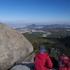 湖南アルプス・天狗岩の景観