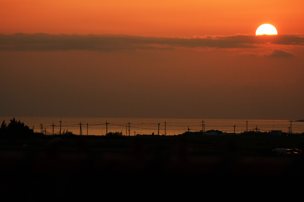 南の島の夕暮れ