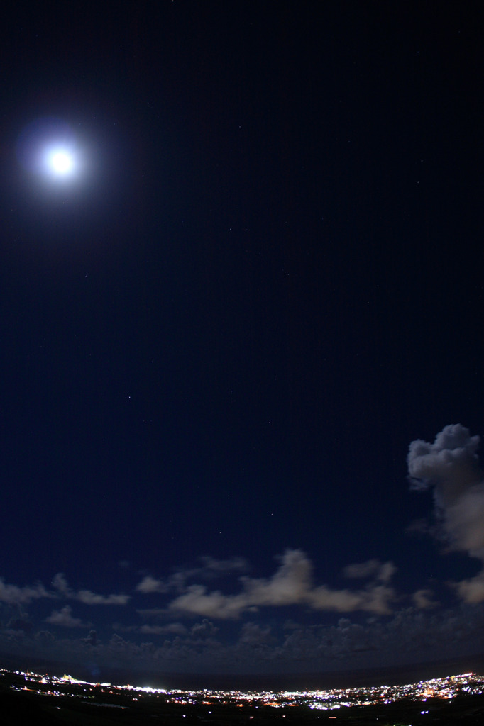 月夜と夜景と・・・・