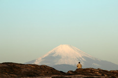 富士を望む・・・