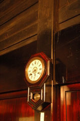 白川郷　家の中の時計