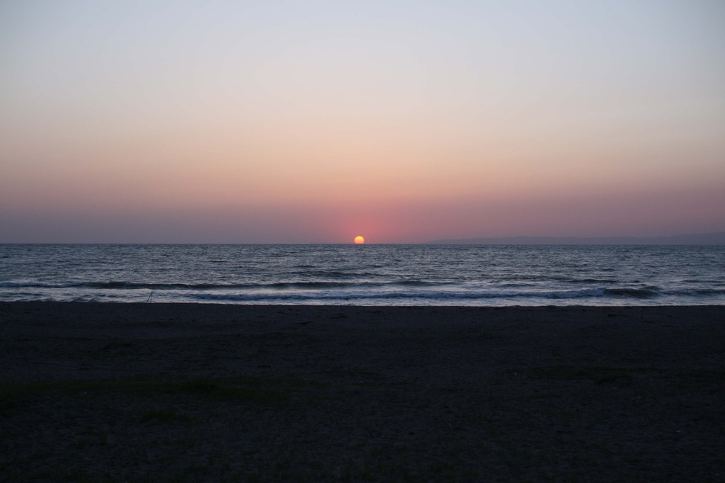 日本海の夕日・・・その２