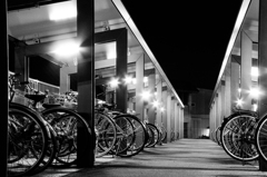 parking area for bicycles