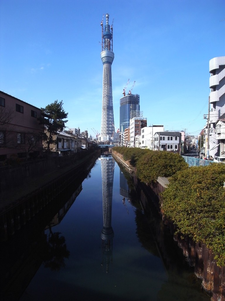 十間橋からの東京スカイツリー