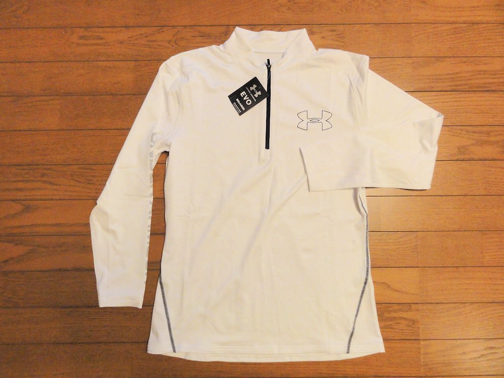 UNDER ARMOUR CGフィッティドLSミッドロゴ1/4ジップ