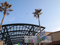 上空は着陸態勢