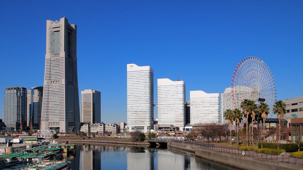 定番スポット　万国橋より