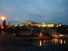 プラハ城夜景