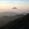 北岳から眺める富士山