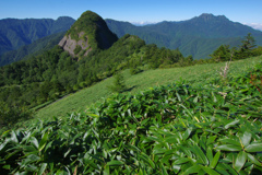 子持権現と石鎚山