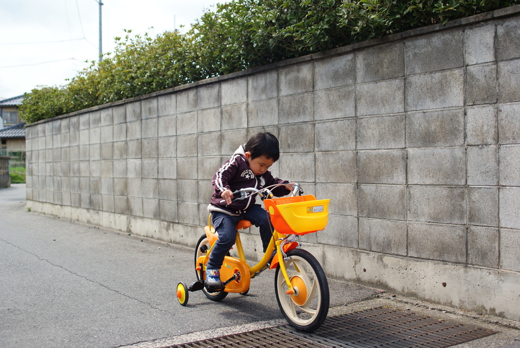 自転車デビュー