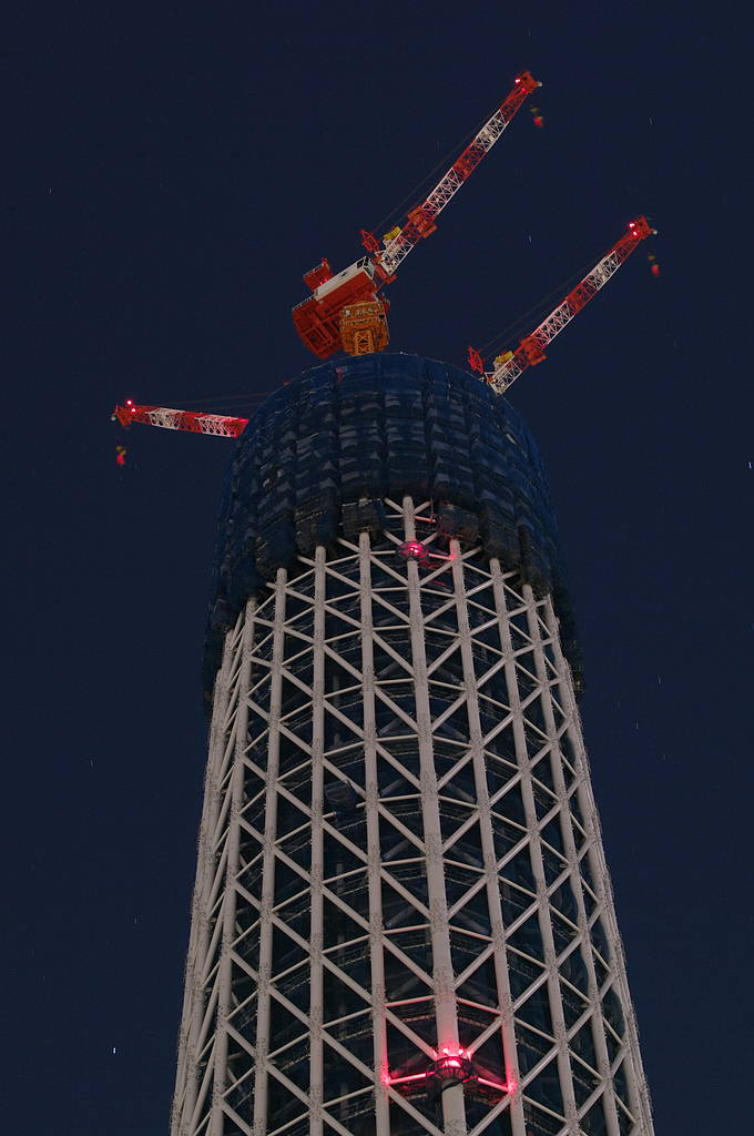 夜の東京スカイツリー
