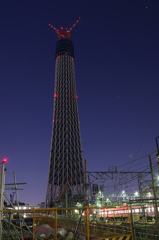 東京スカイツリー成長記録 2010.03.29 338m