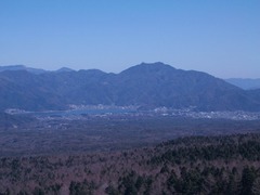 スキー場からの河口湖