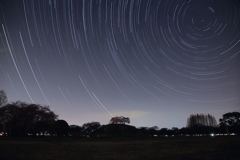 さきたま古墳の夜