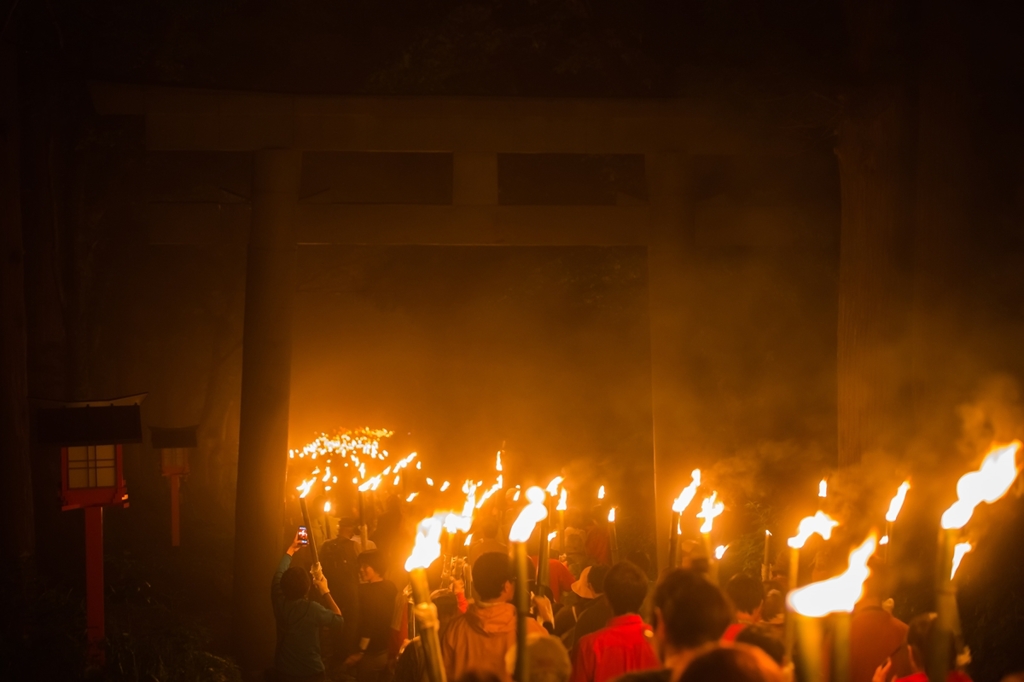 2014大山たいまつ
