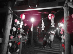 小さな神社の秋祭り