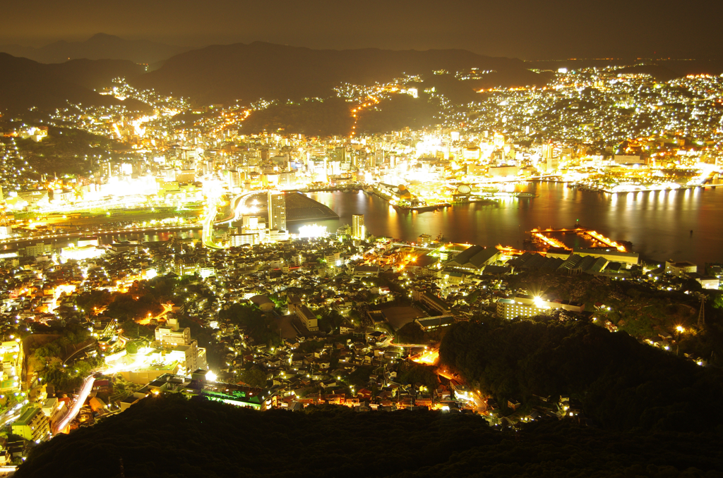 稲佐山展望台からの夜景
