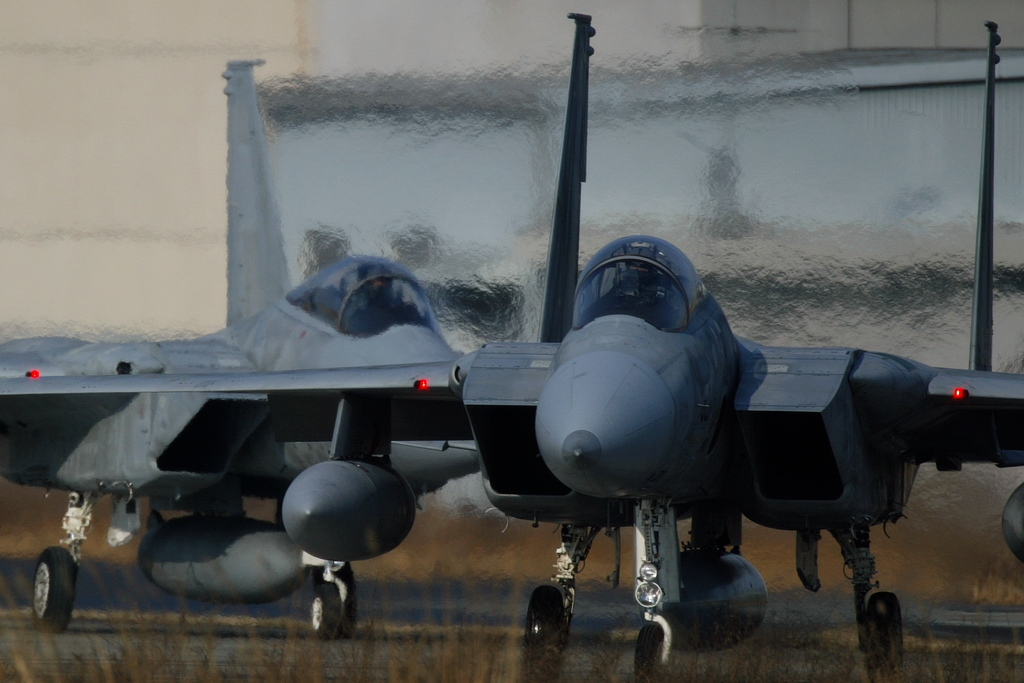 2004年岐阜基地ころがりF-15