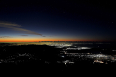 山頂の夜景