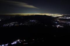 山頂の夜景