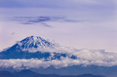 嵐の前の富士
