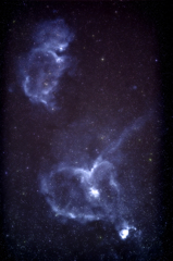ハート星雲付近